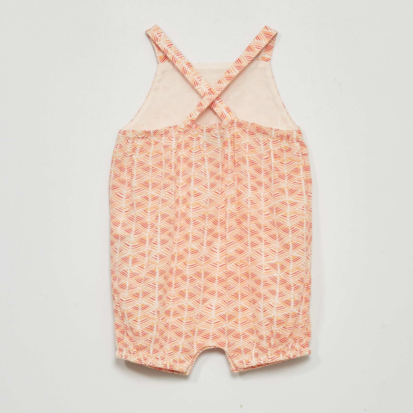 Combinaison courte avec imprimé ORANGE