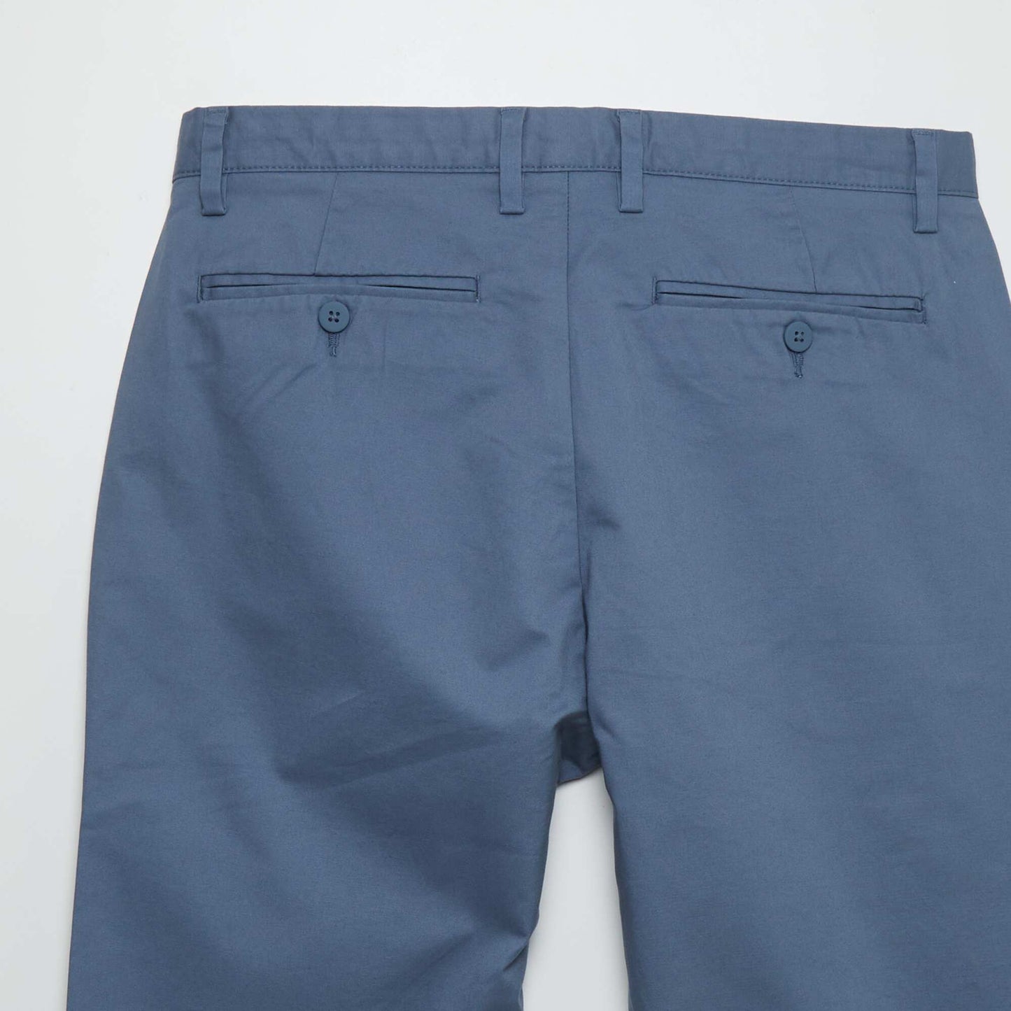 Pantalon chino slim Bleu