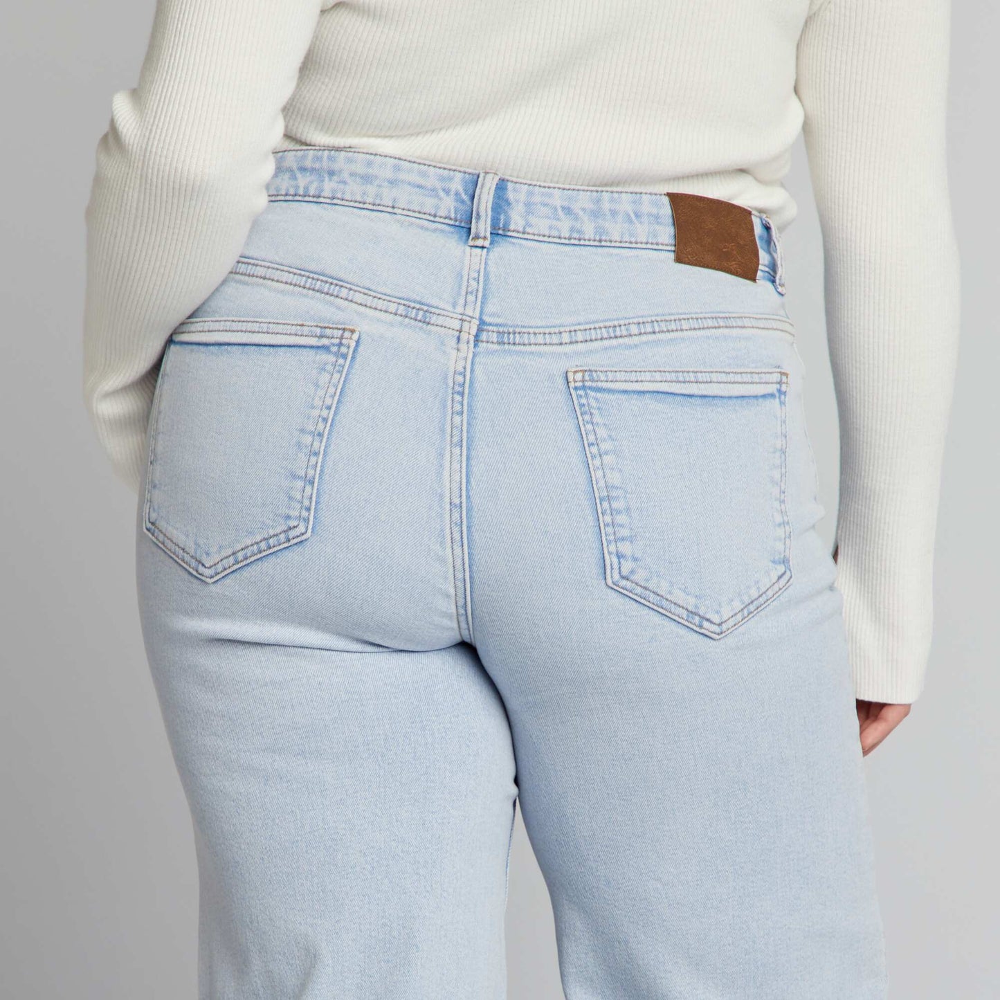 Jean wide leg / large Bleu