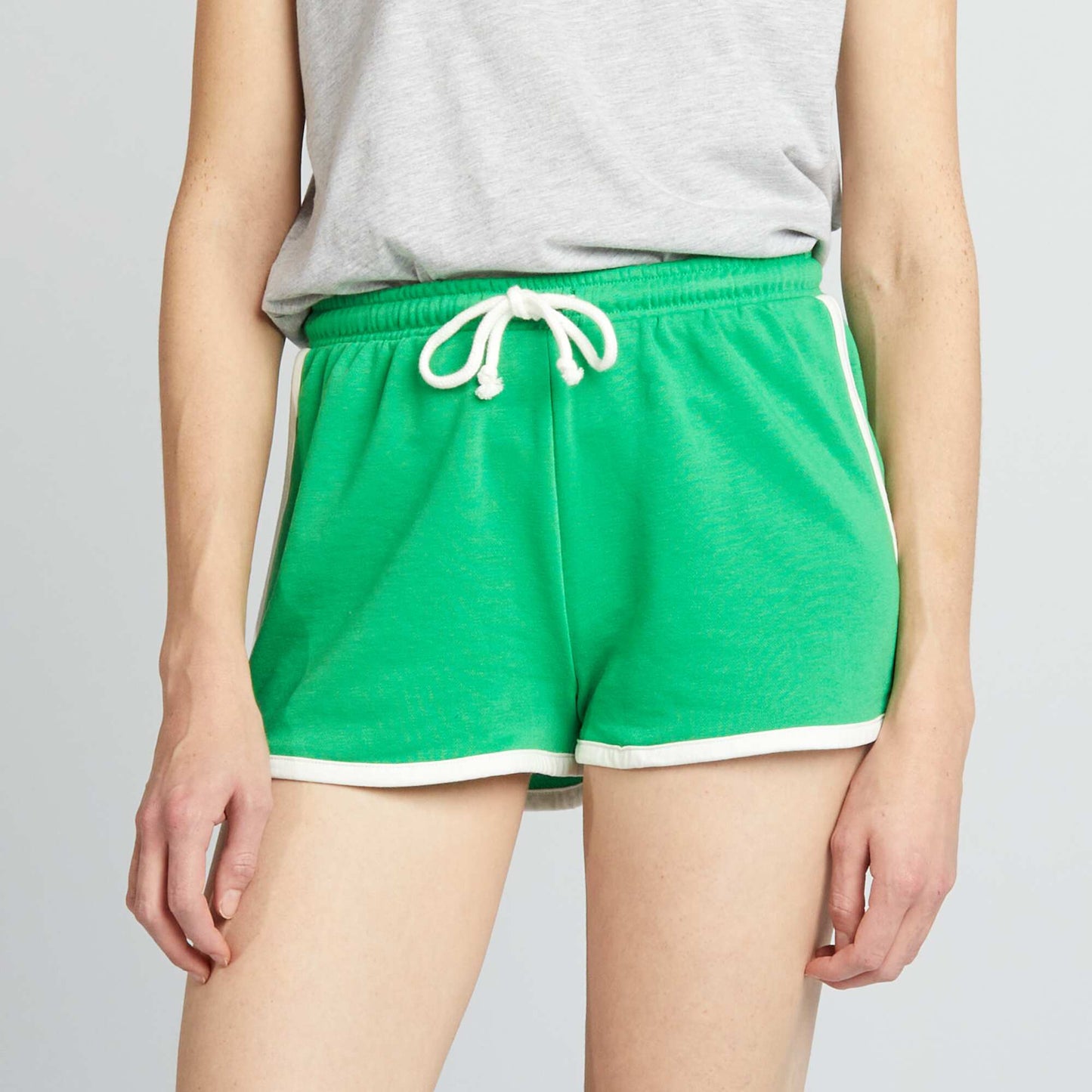 Short américain en molleton Vert