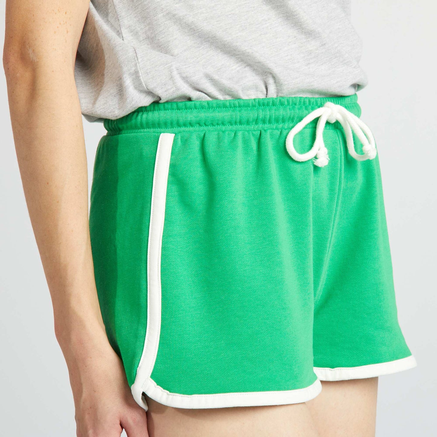 Short américain en molleton Vert