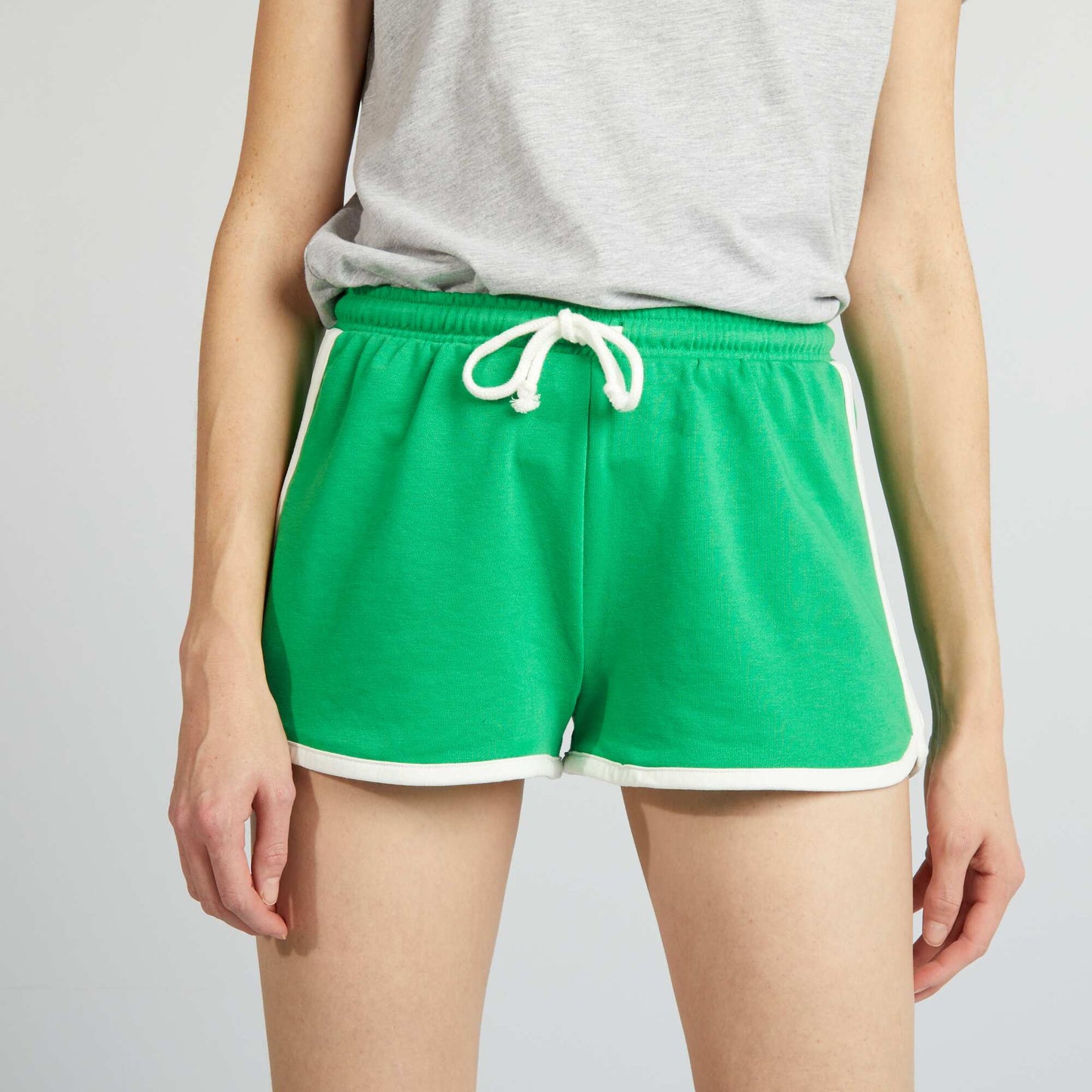Short américain en molleton Vert