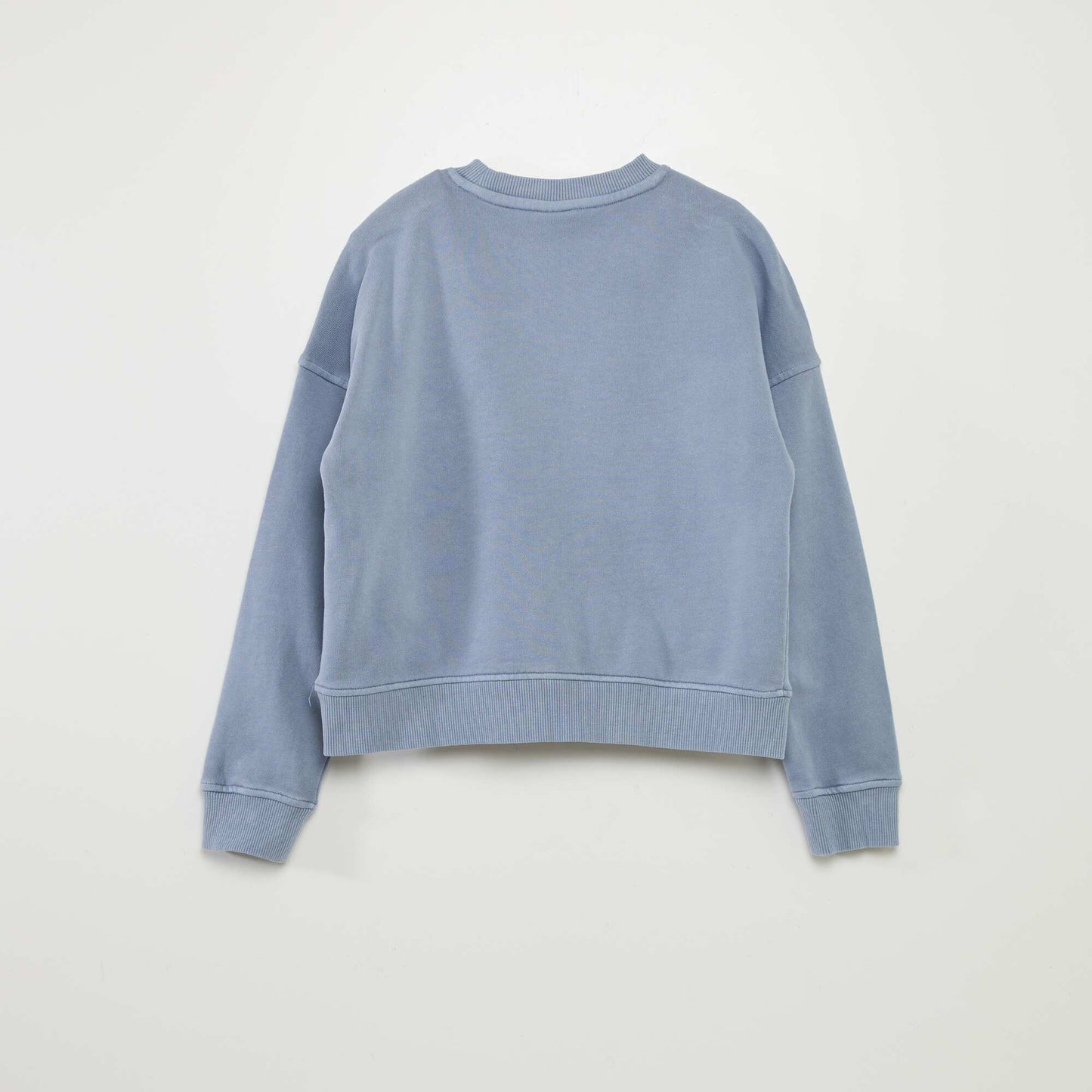 Sweat en molleton avec poche kangourou Bleu