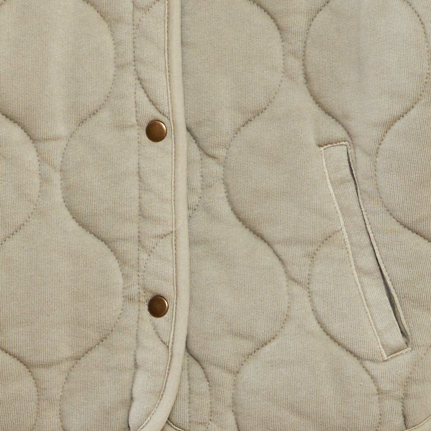 Blouson quilté Vert/gris