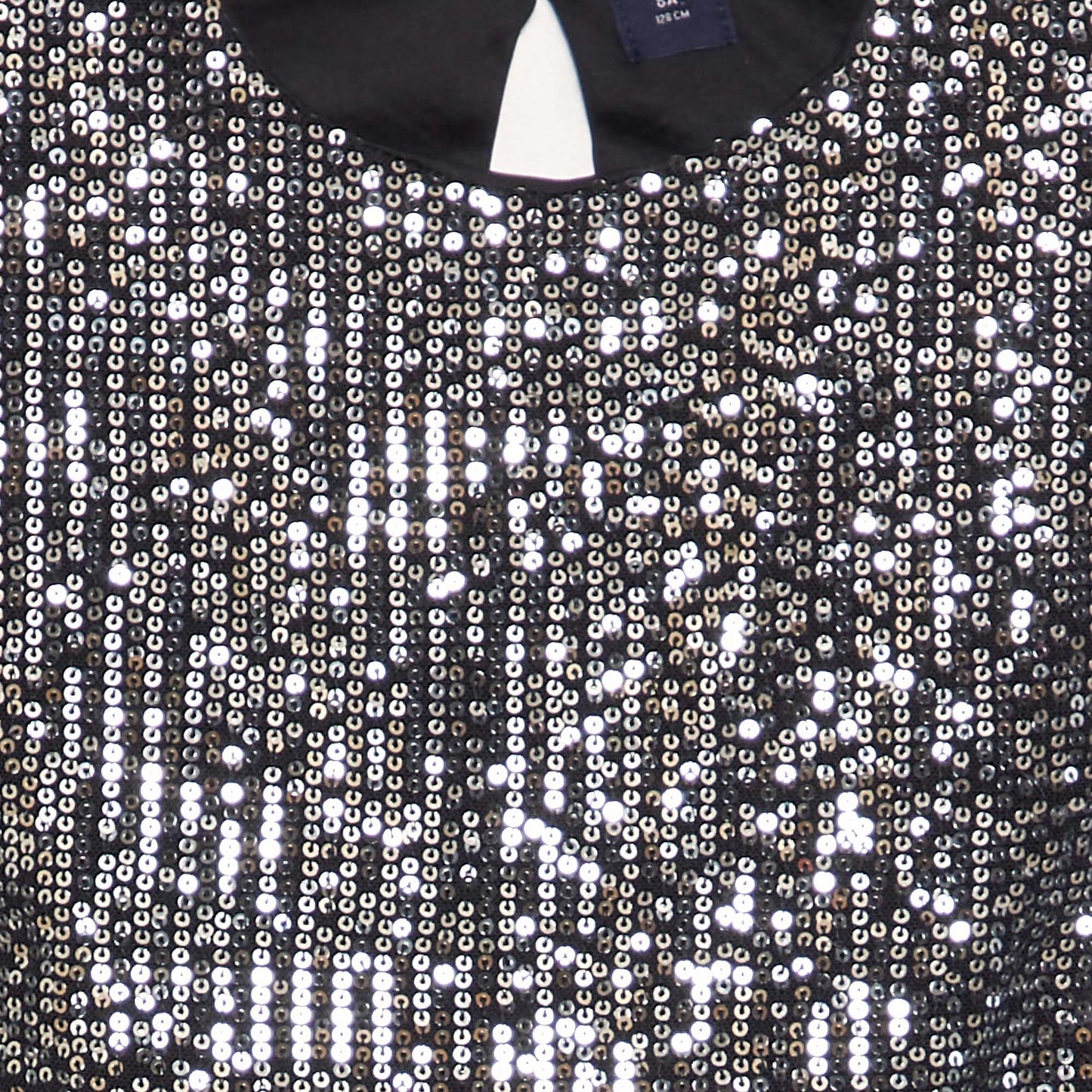 T-shirt en sequins Gris