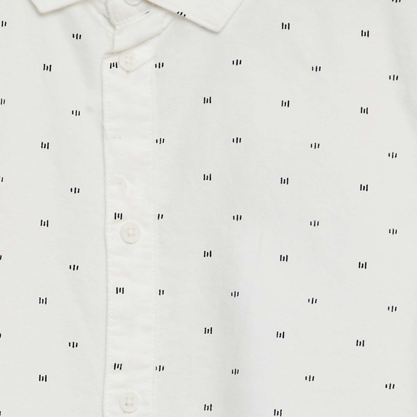 Chemise manches courtes BLANC