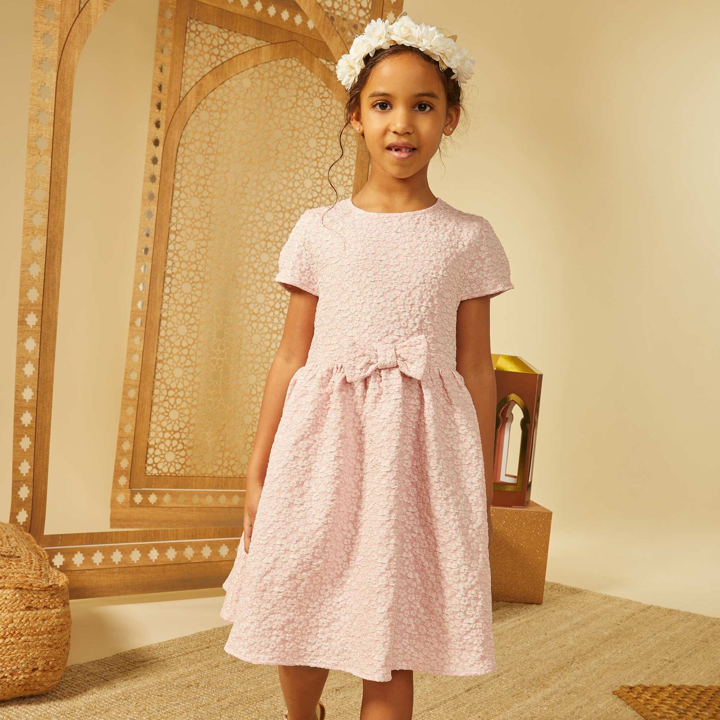 Serre tête à fleurs BLANC