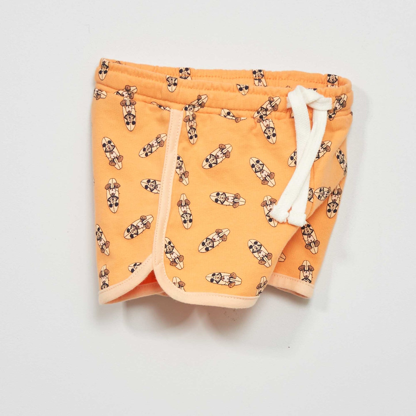 Short en french terry imprimé 'Disney' Orange