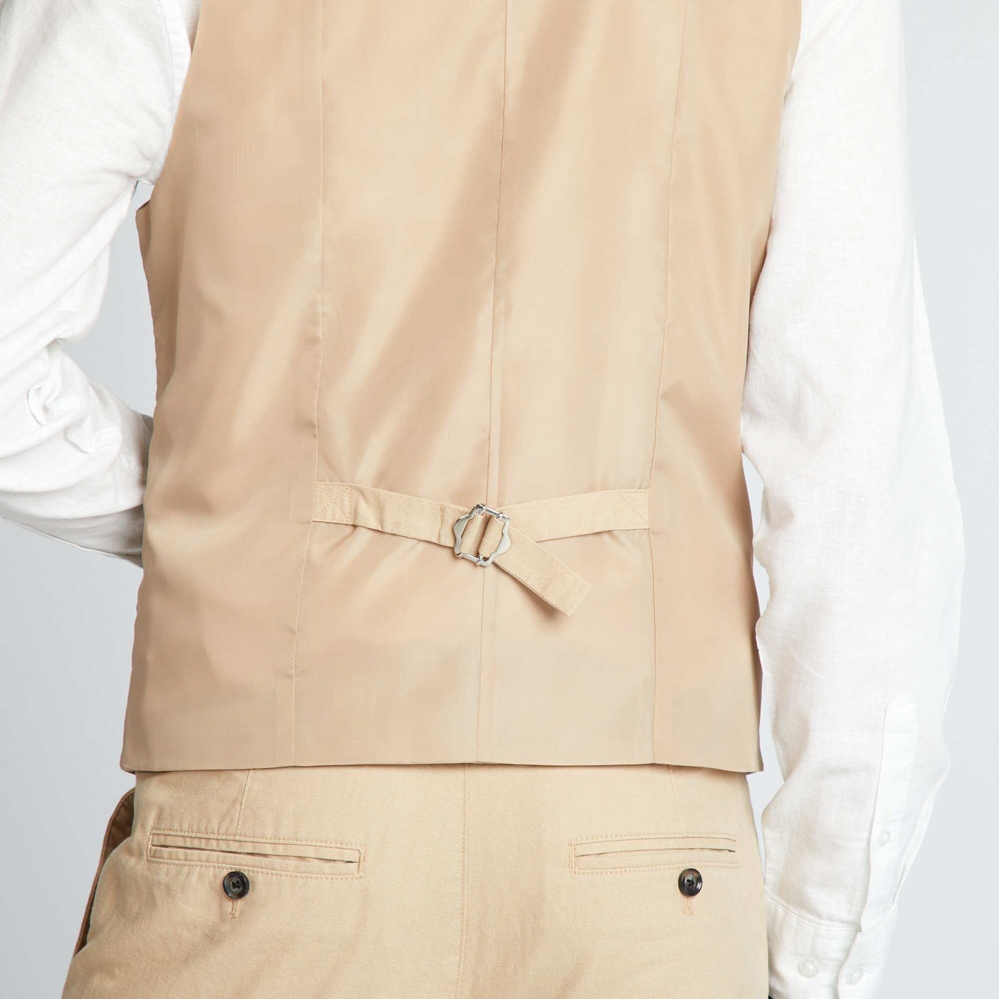 Gilet de costume Beige