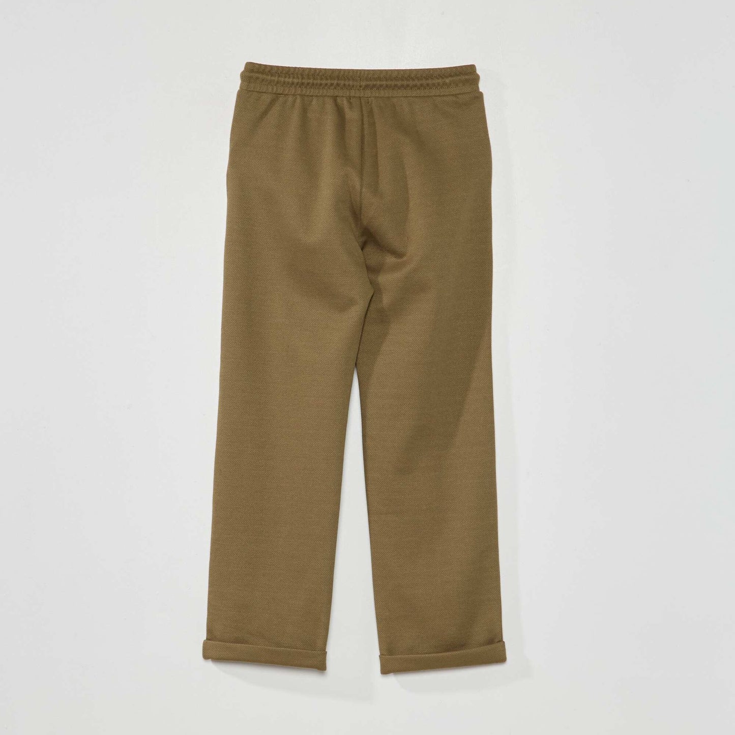 Pantalon jogging en maille piquée Kaki