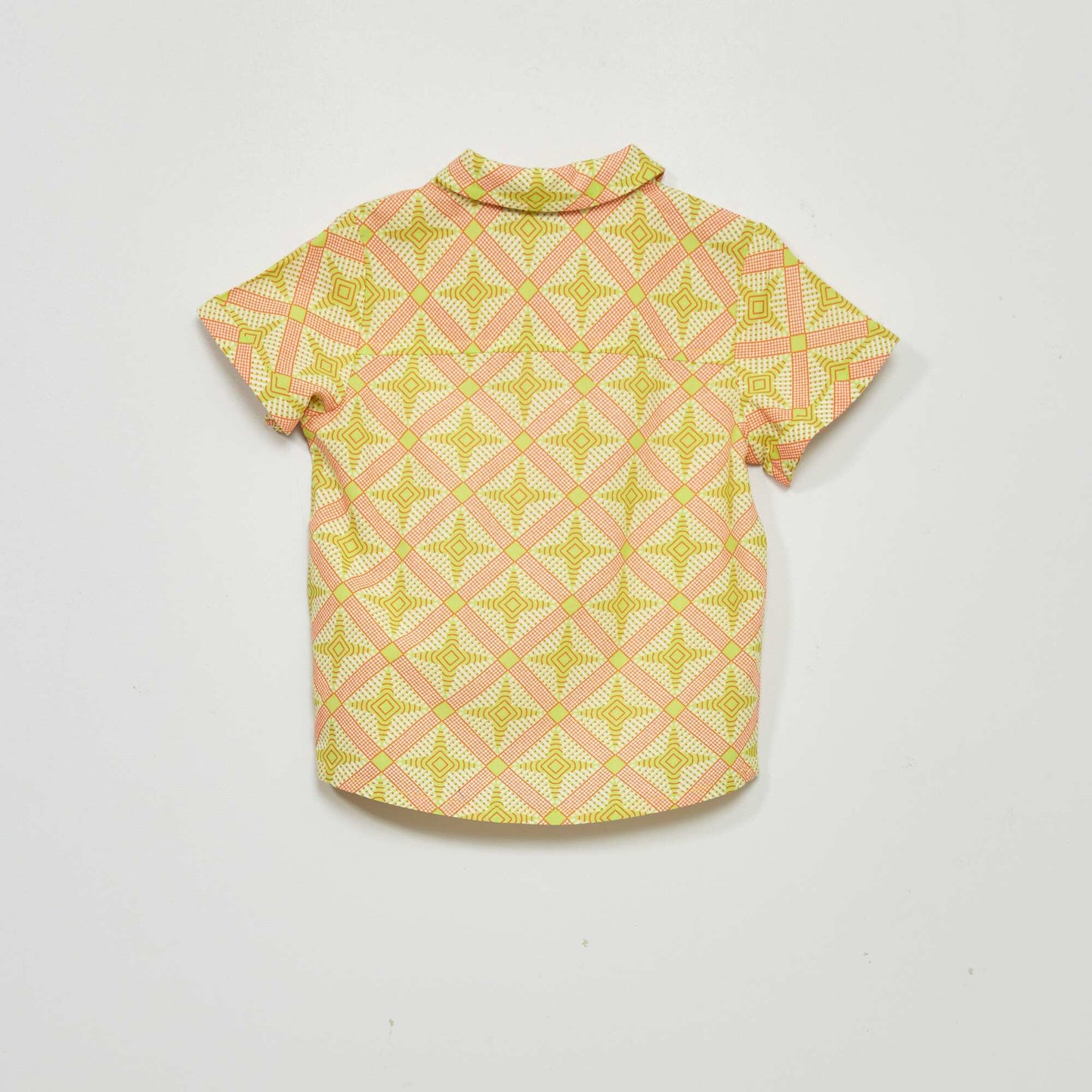Chemise avec imprimé Vert/orange