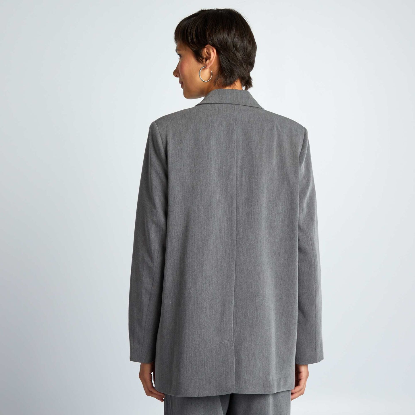 Veste blazer oversize Gris