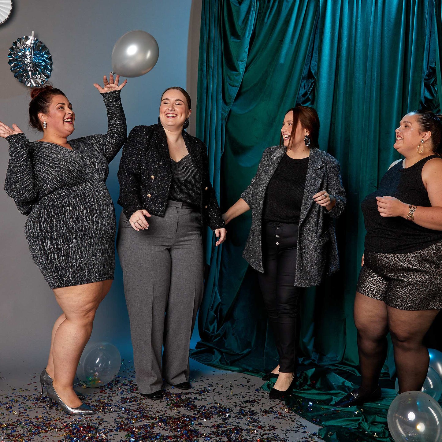 Pantalon wide leg GREY AS