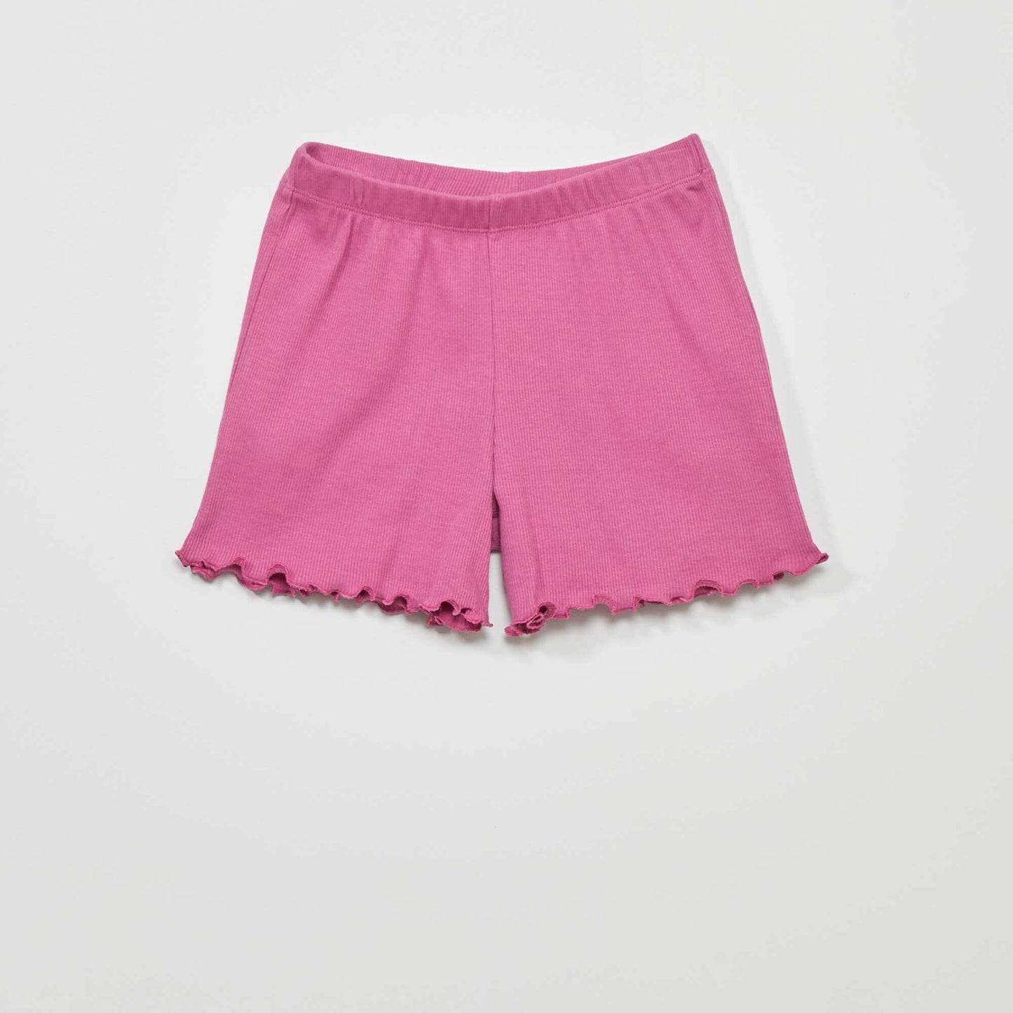 Pyjama court côtelé - 2 pièces Violet