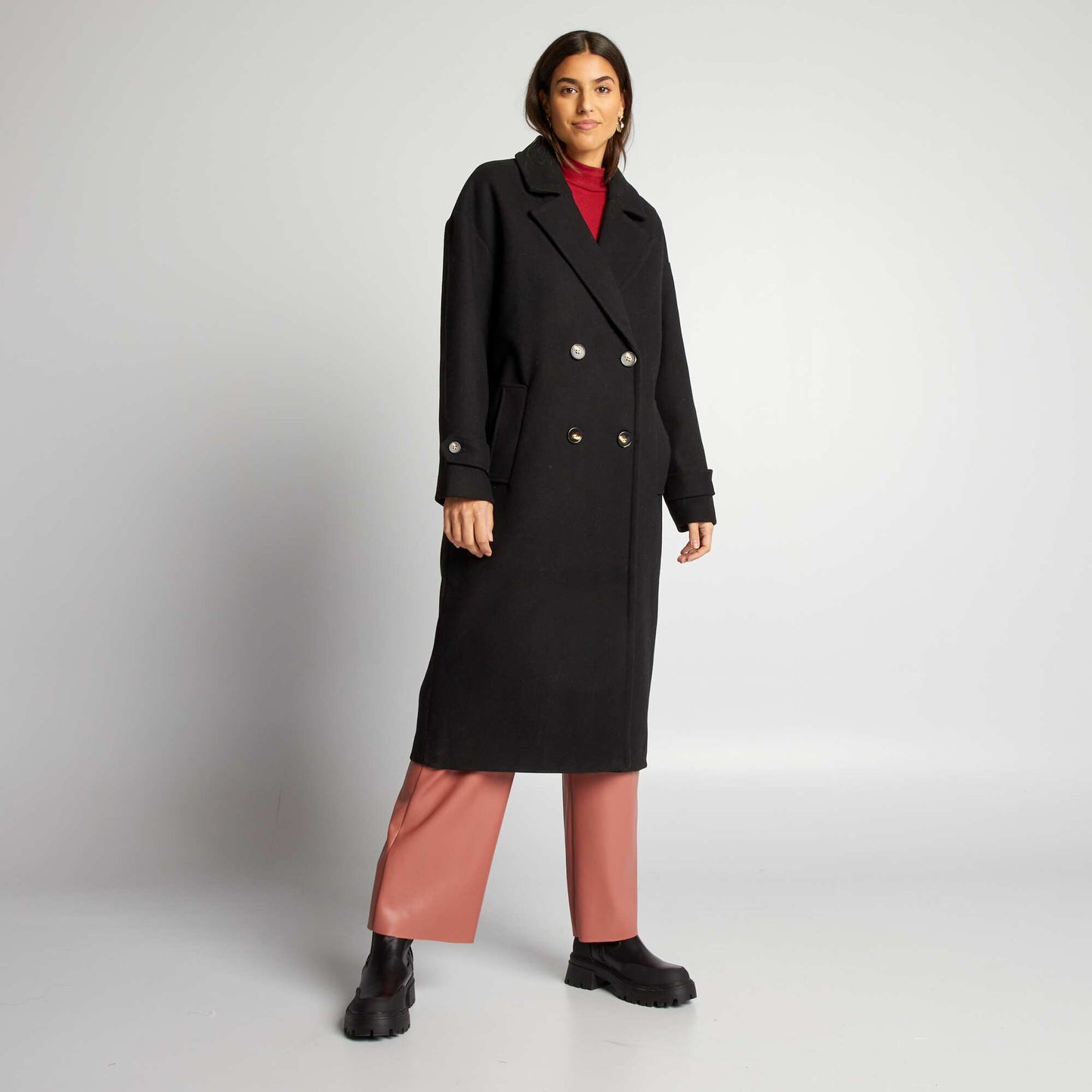 Manteau long noir