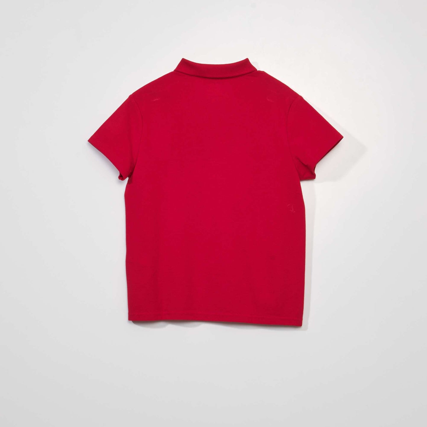 Polo en maille piquée Rouge