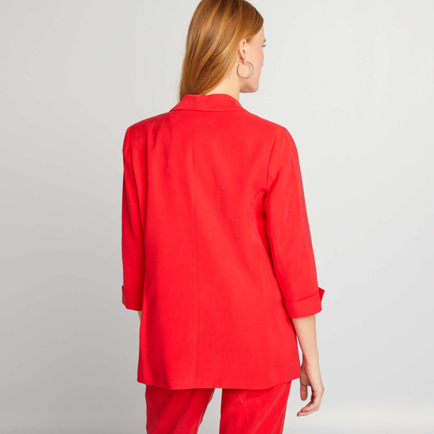 Veste structurée Rouge