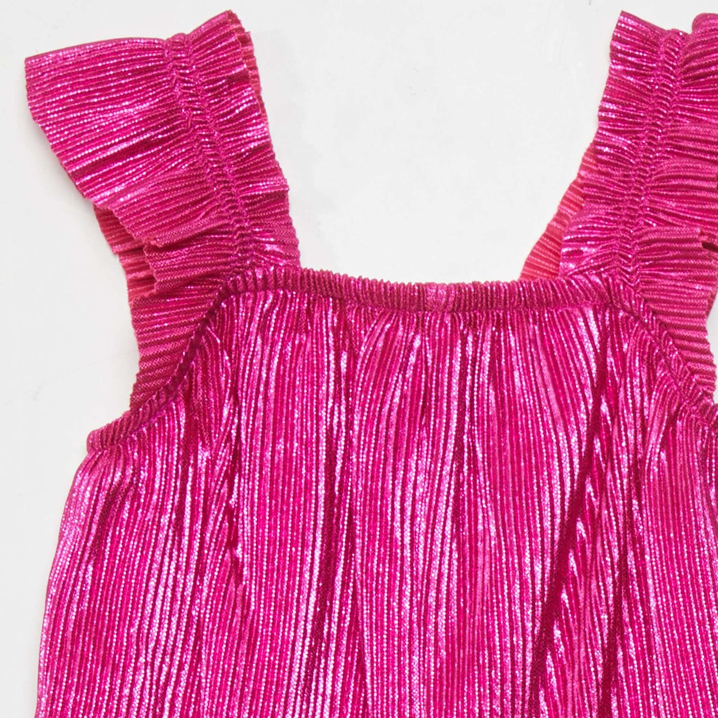 Combishort en maille irisée Rose