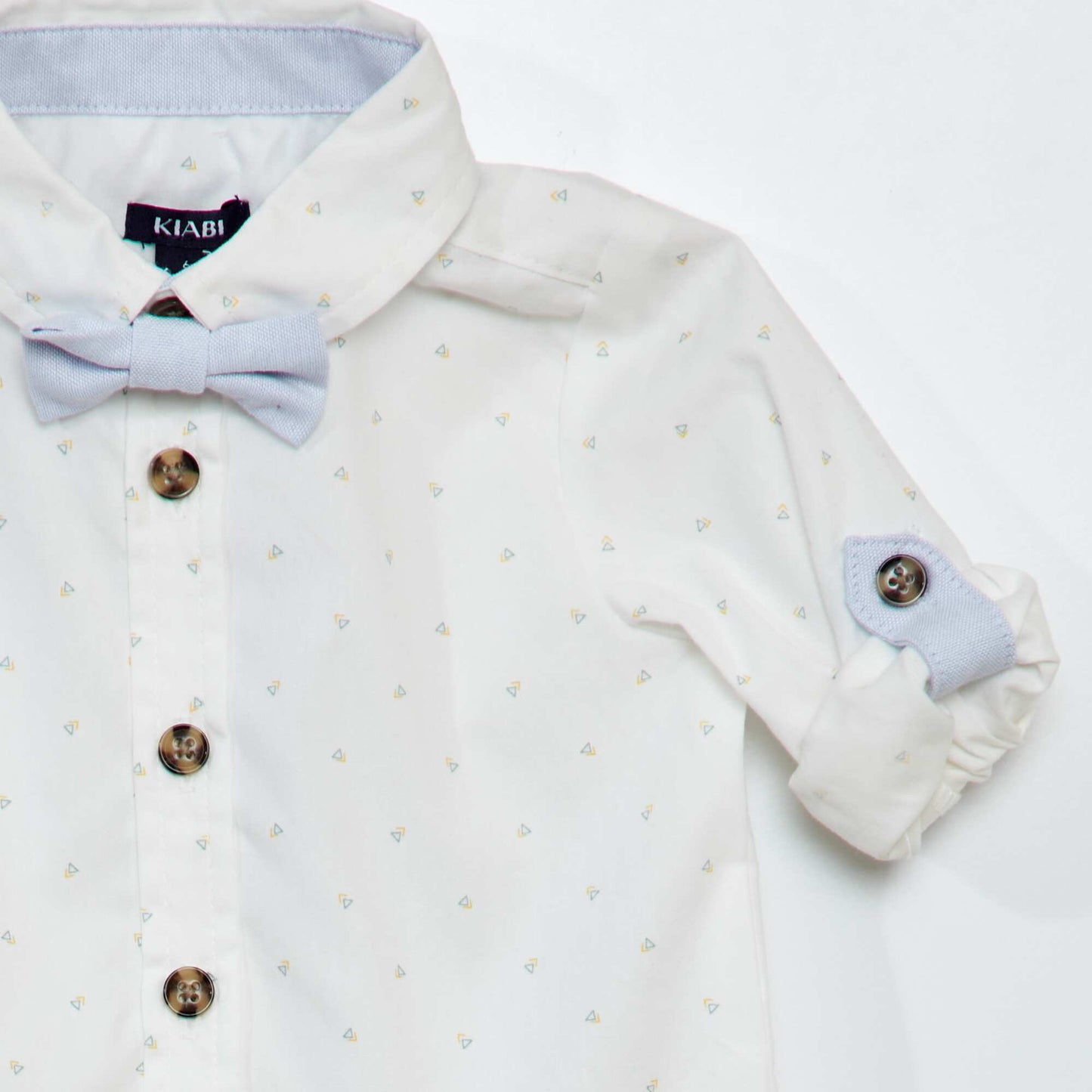 Chemise avec noeud papillon Blanc