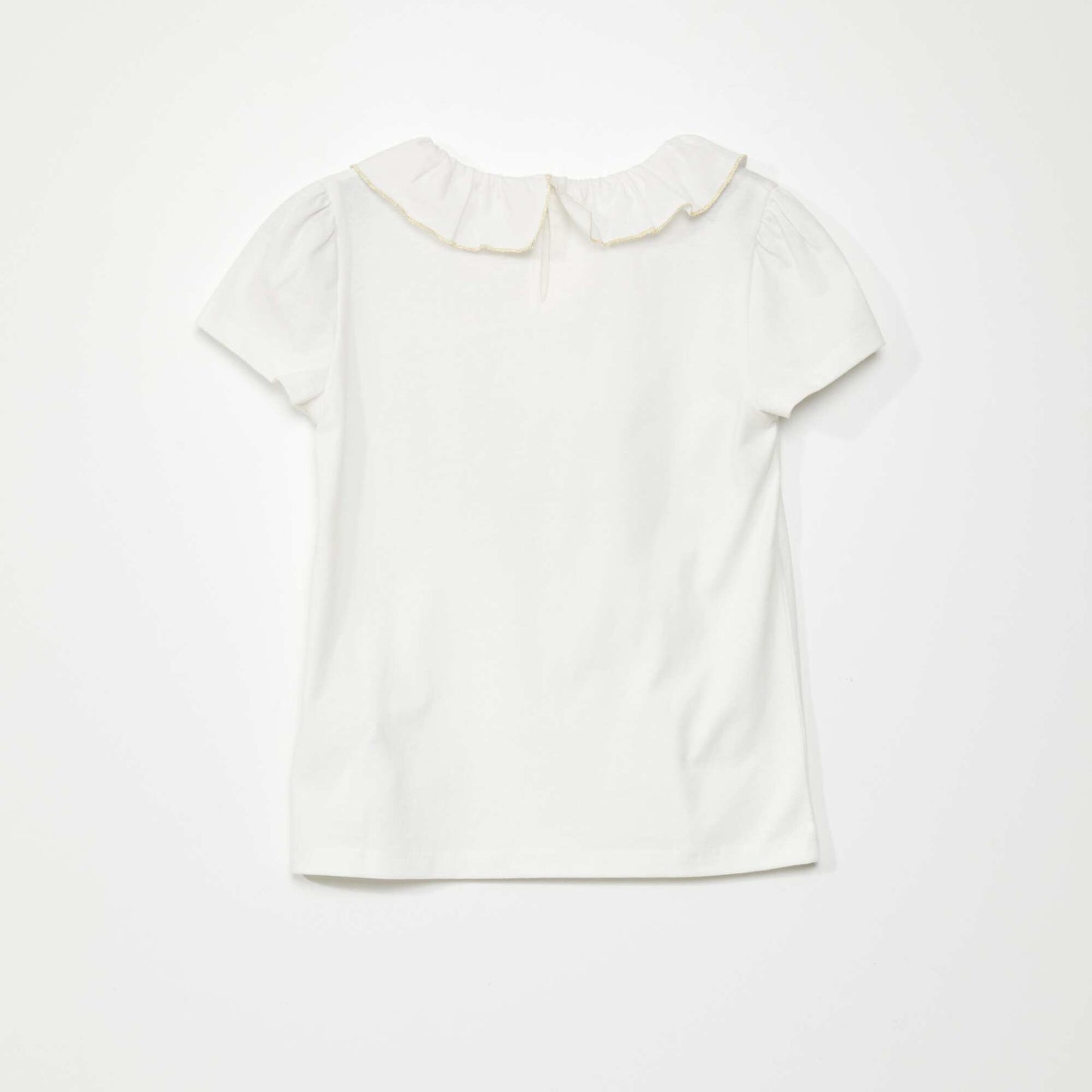 T-shirt fantaisie pailleté Blanc