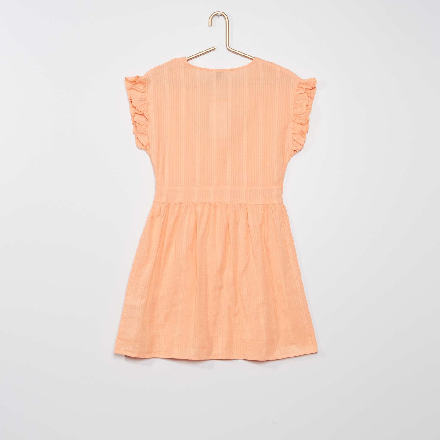 Robe volantée Orange