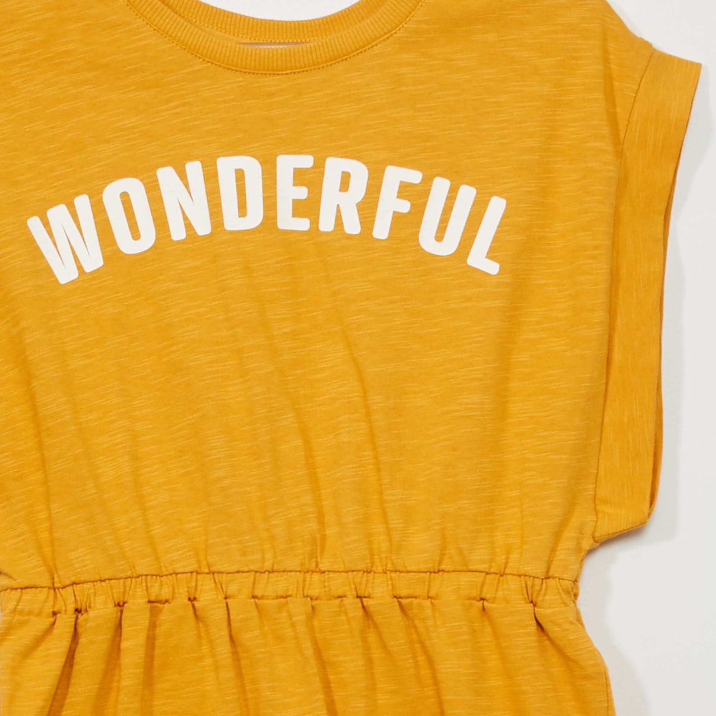Robe unie en jersey 'Wonderful' Jaune
