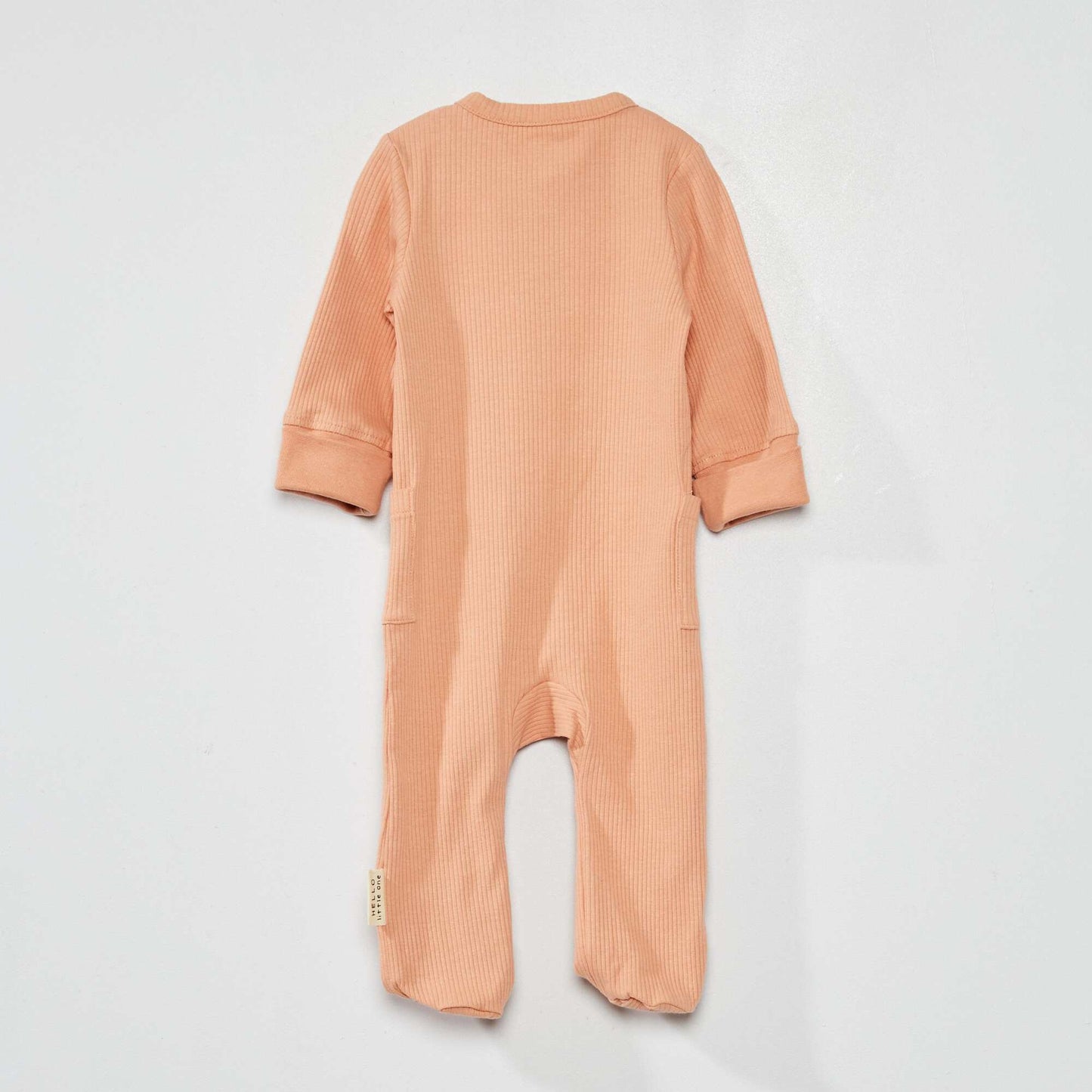 Dors-bien en maille côtelée Rose