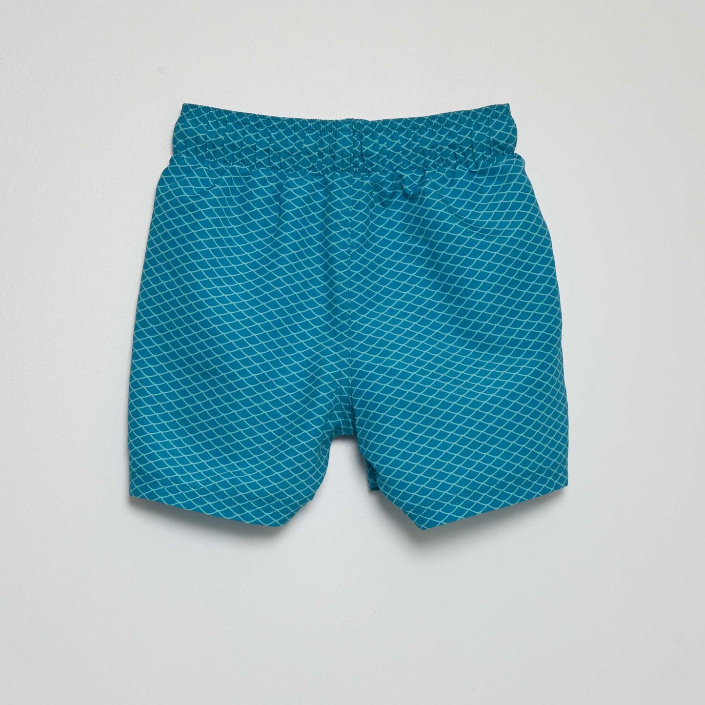 Short de bain 'écailles' Bleu