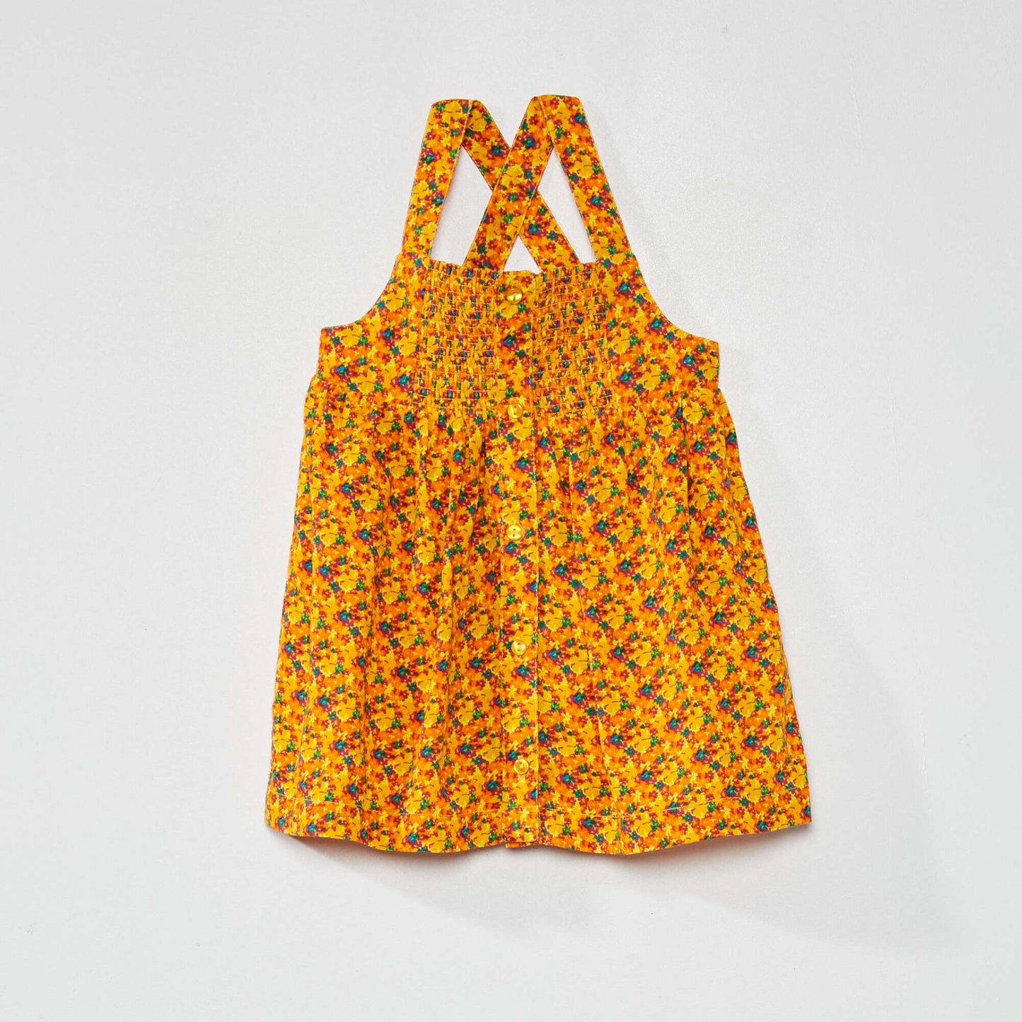 Robe fleuri Jaune