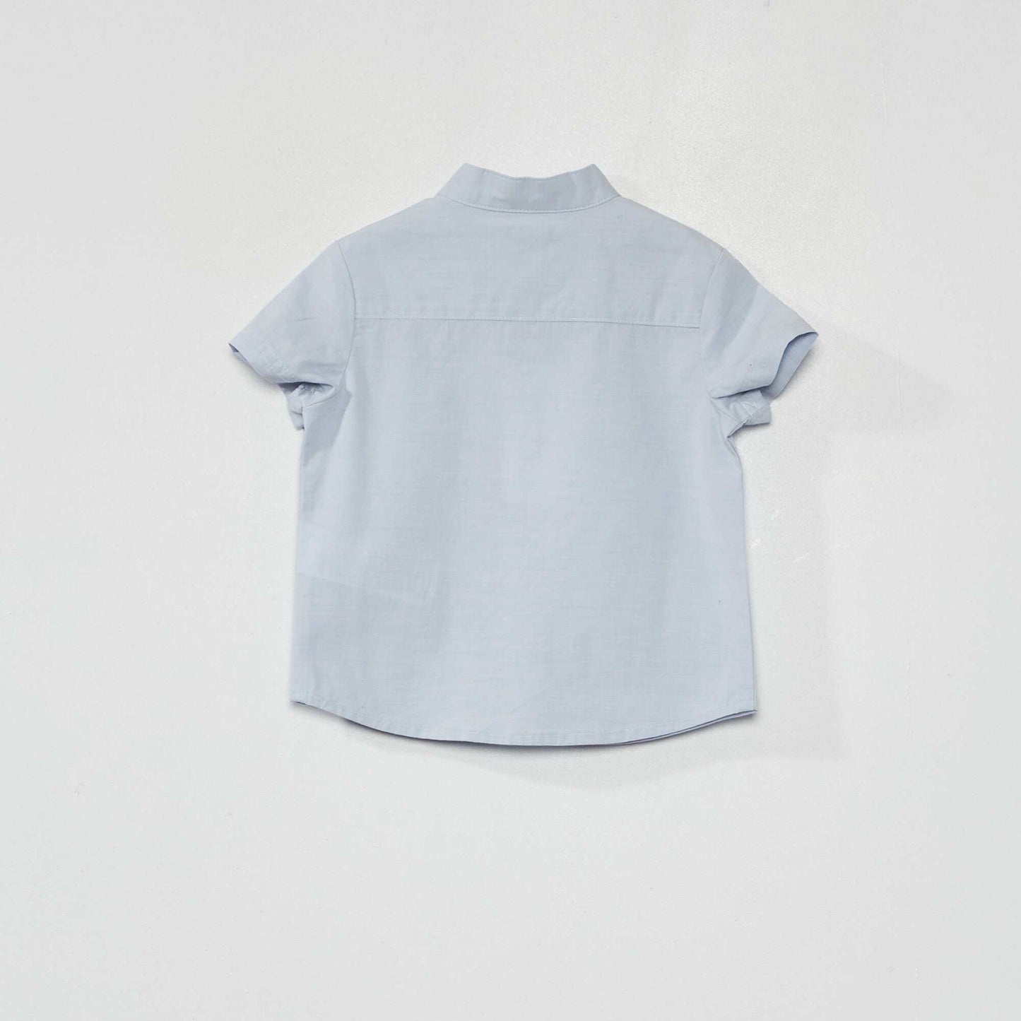 Chemise coton fil à fil Bleu