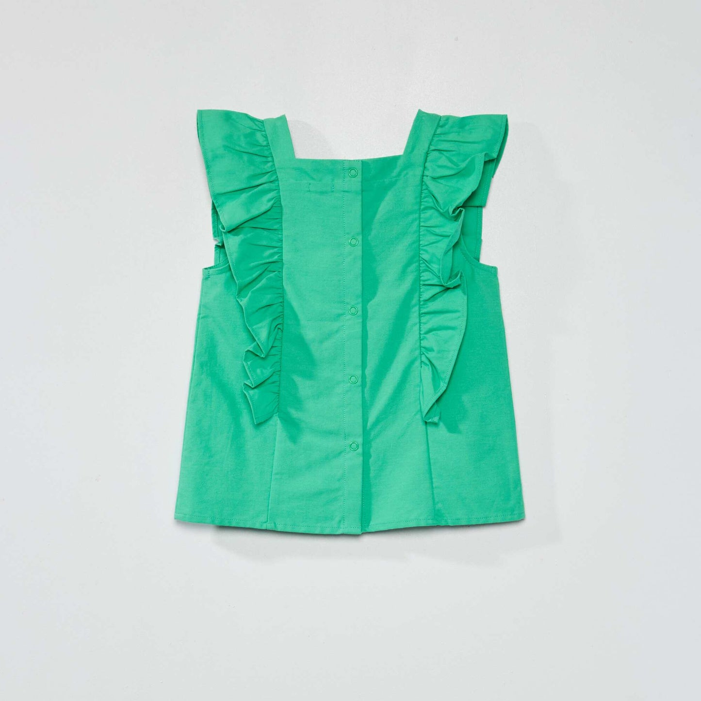 Blouse avec volants Vert
