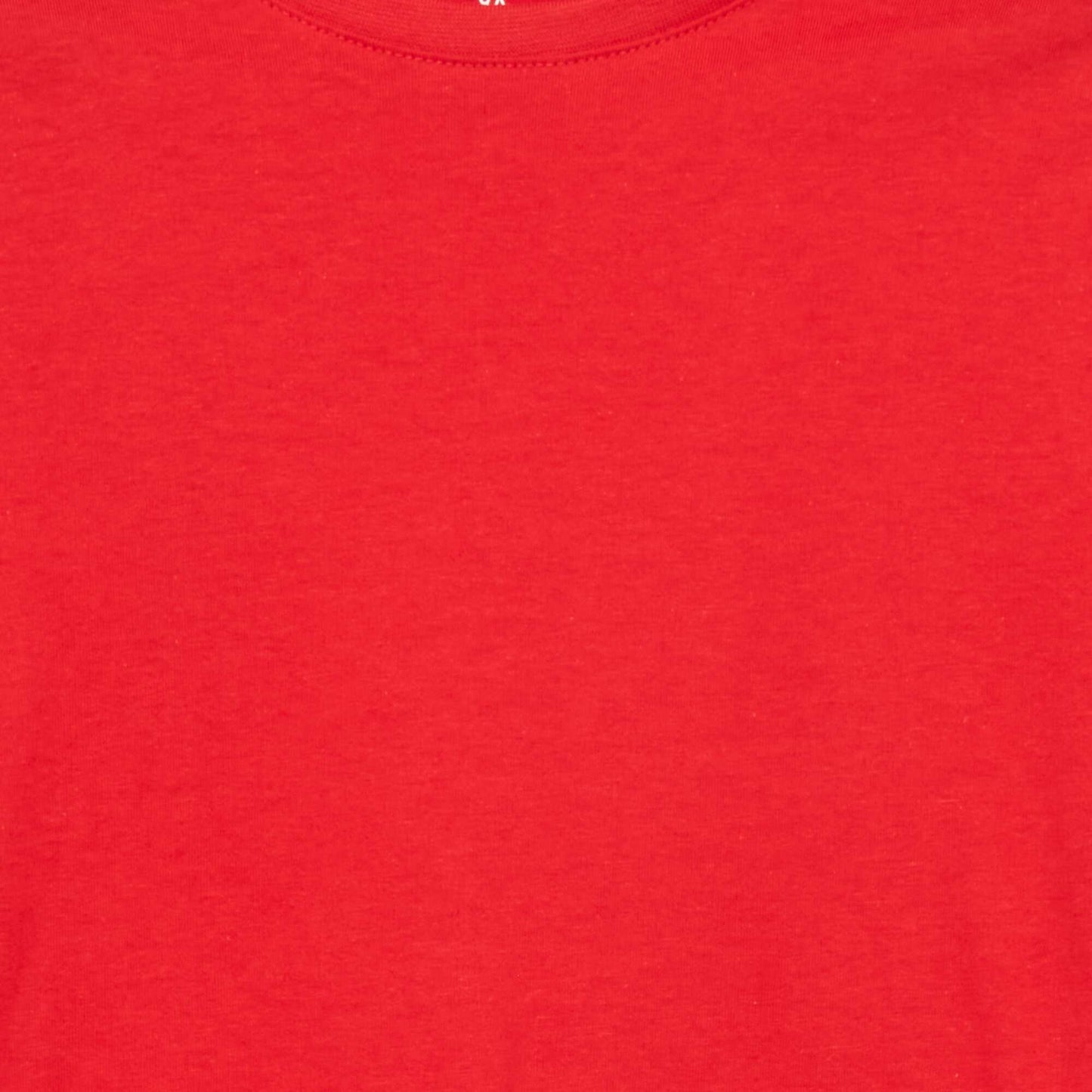 T-shirt uni manches courtes Rouge