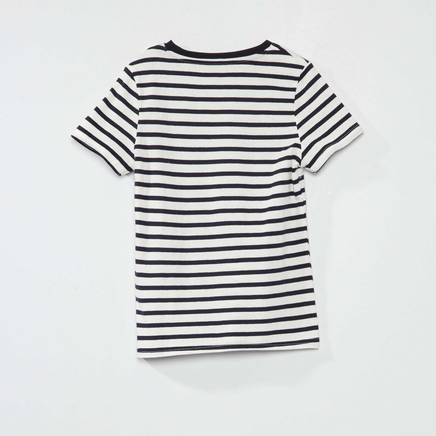 T-shirt rayé Blanc/Noir