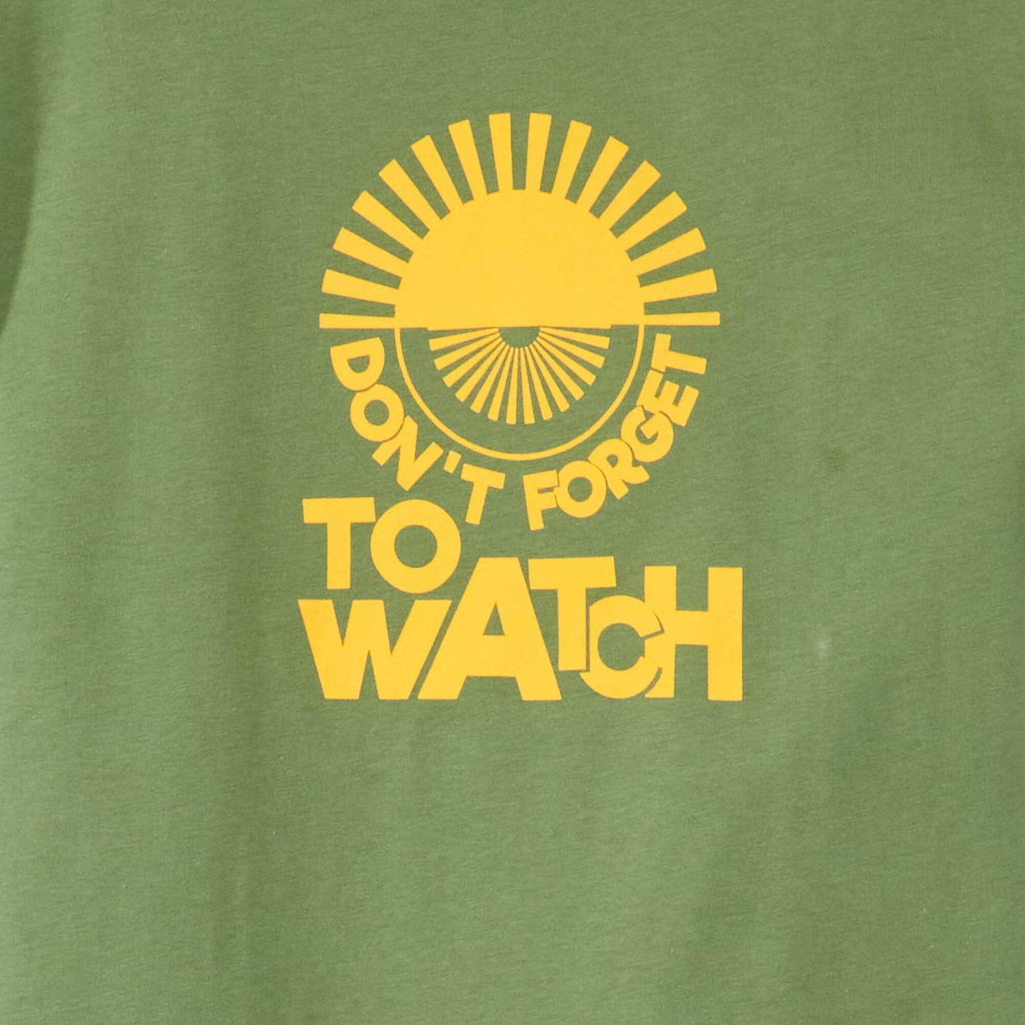 T-shirt imprimé manches courtes Vert