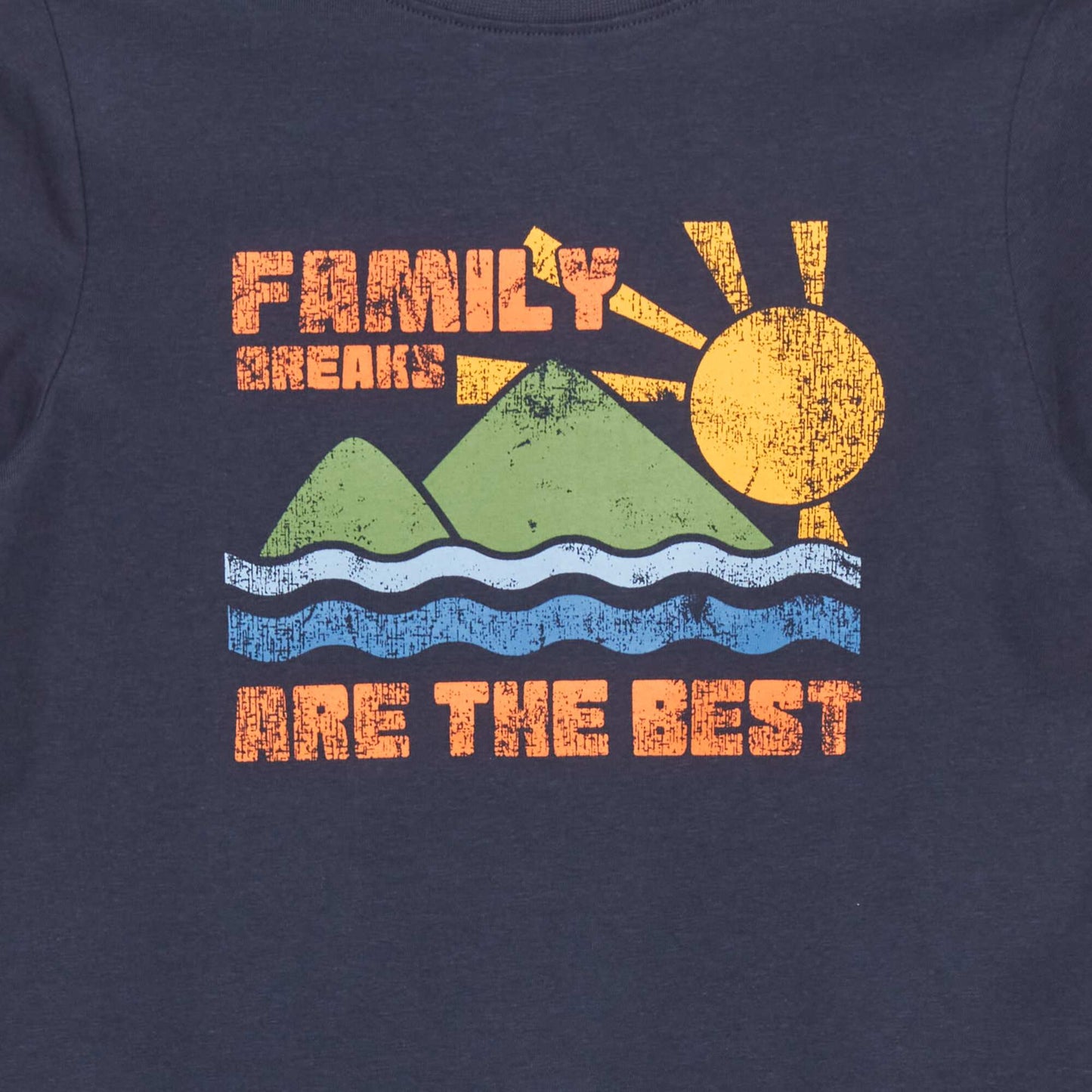 T-shirt imprimé manches courtes Bleu