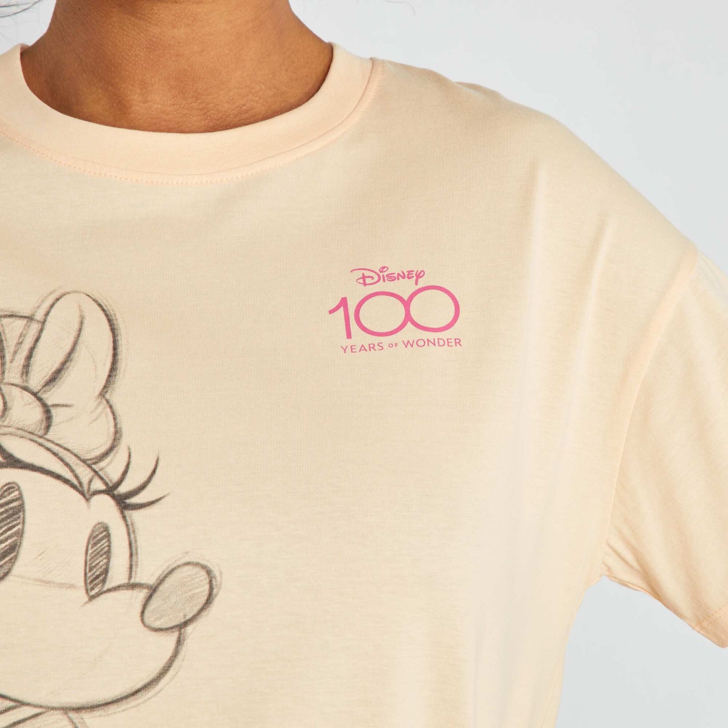 T-shirt en coton 'Disney' Orange