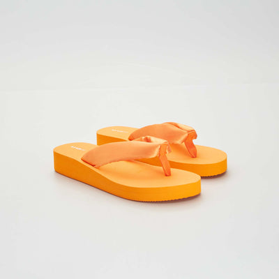 Tongs à semelles épaisses ORANGE
