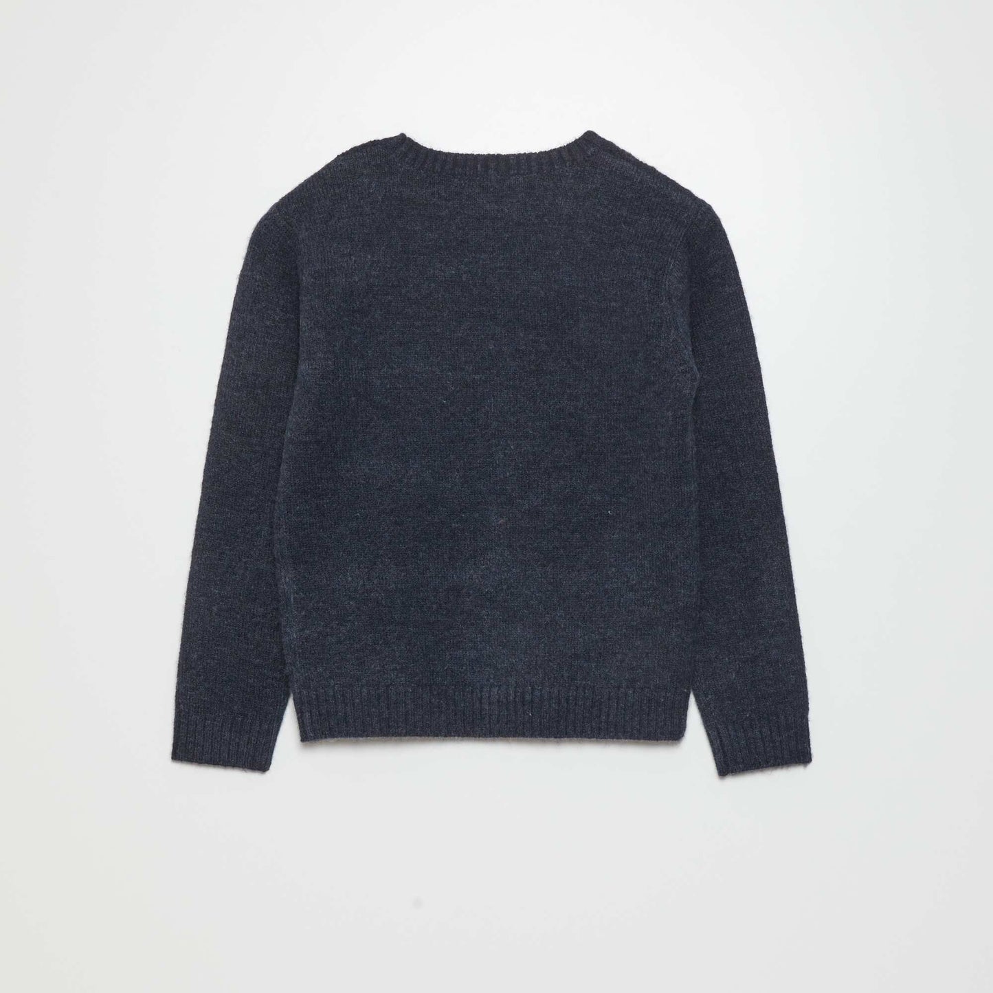 Pull en maille torsadée BLEU