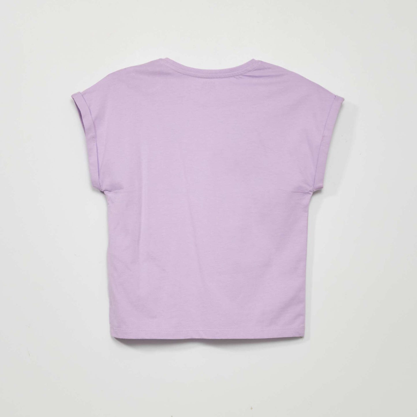 T-shirt manches courtes imprimé VIOLET