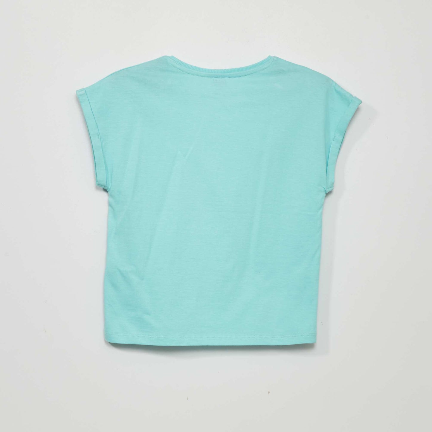 T-shirt manches courtes imprimé BLEU