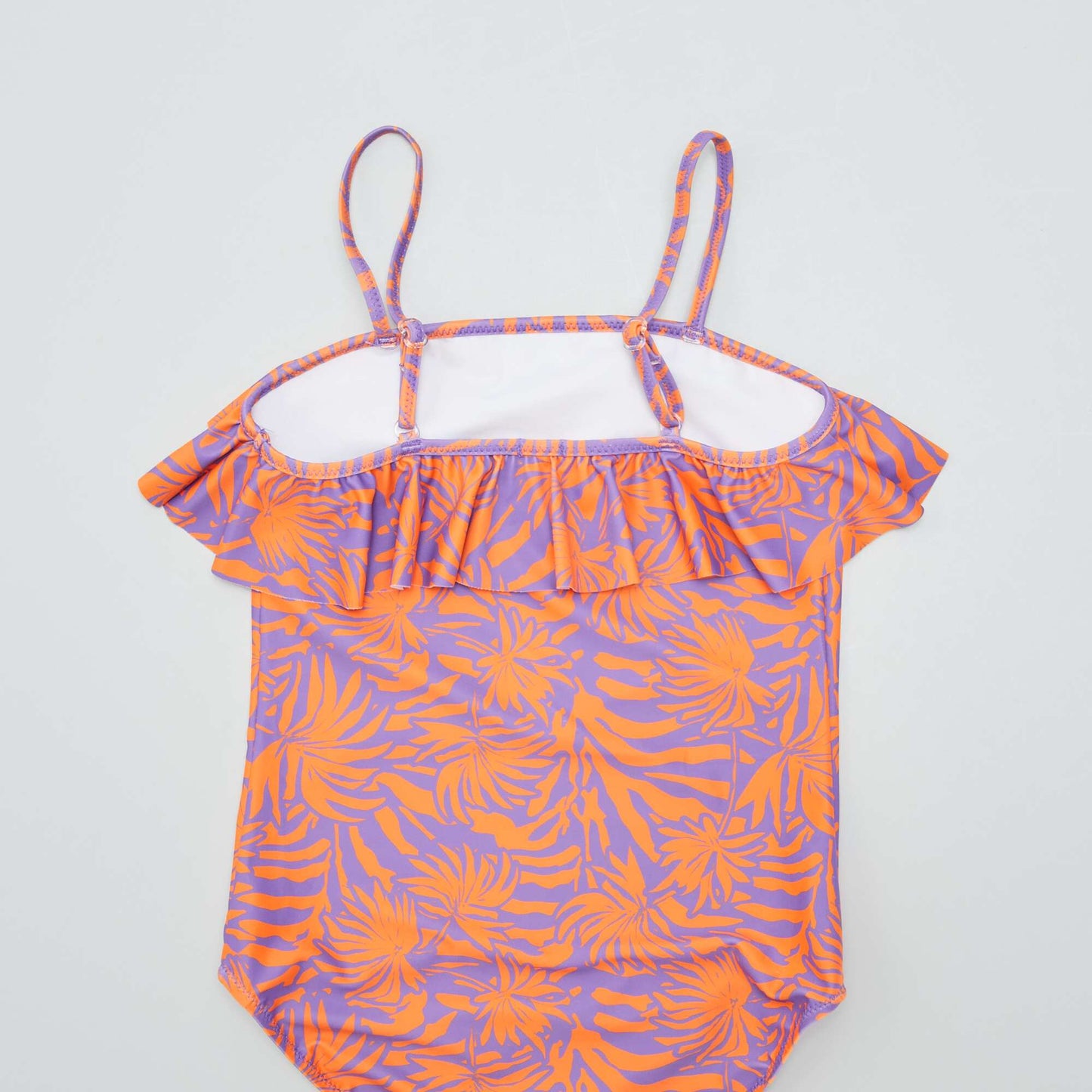 Maillot de bain 1 pièce Orange/violet