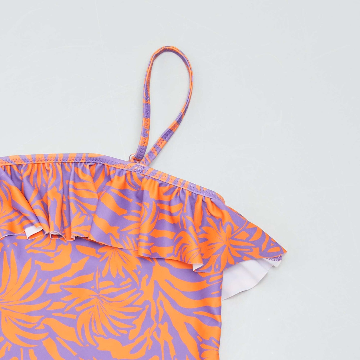 Maillot de bain 1 pièce Orange/violet