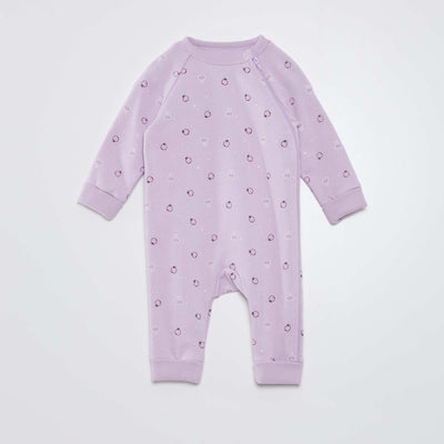 Pyjama dors-bien motif 'animaux' Violet
