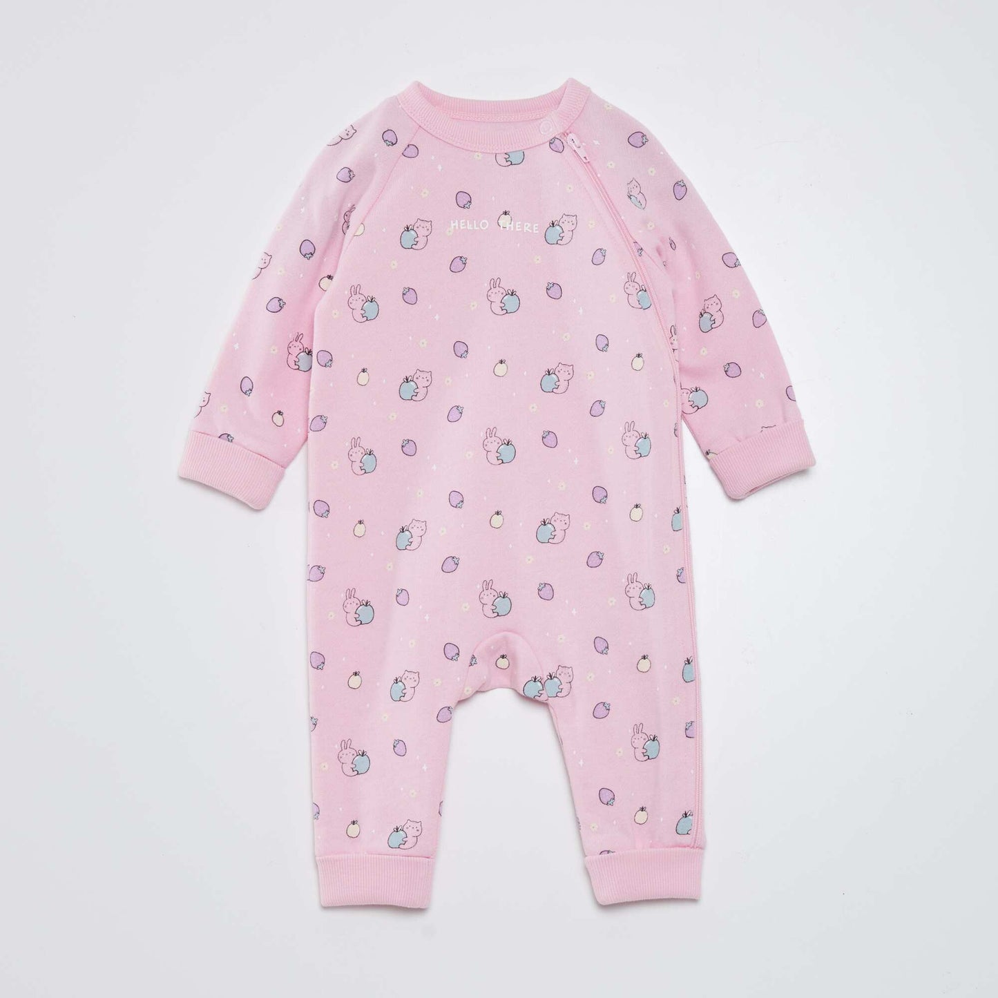 Pyjama dors-bien motif 'animaux' Rose