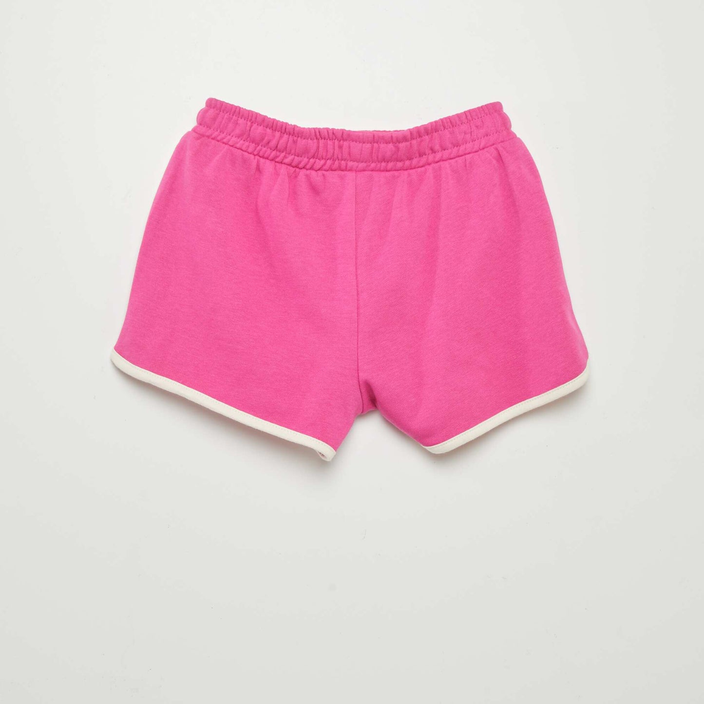 Short en molleton fin Rose