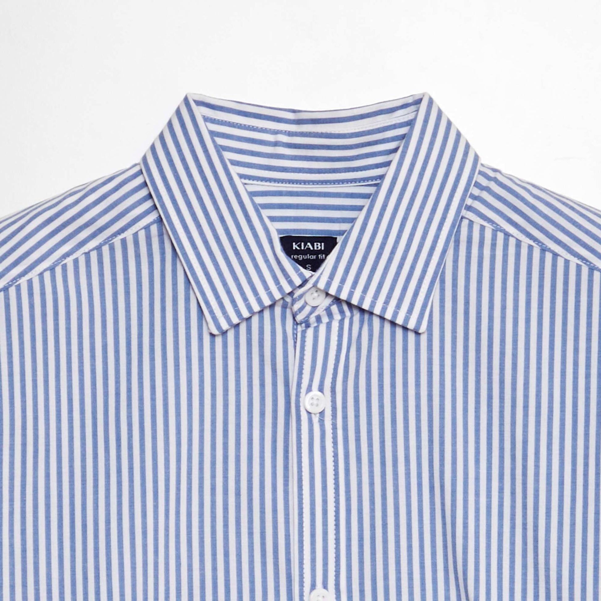 Chemise En Coton Bleue Luigi Borrelli - Slim - (247 Chemise En Coton Bleue Luigi Borrelli - Slim - (247