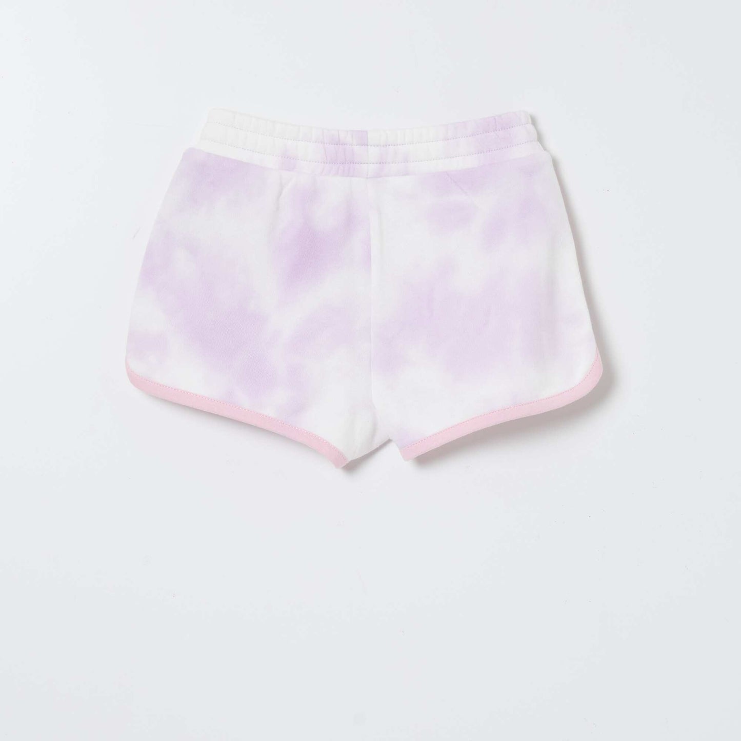 Short 'Stitch' tie and dye Violet