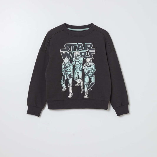 Sweat molletonné 'Star Wars' Noir