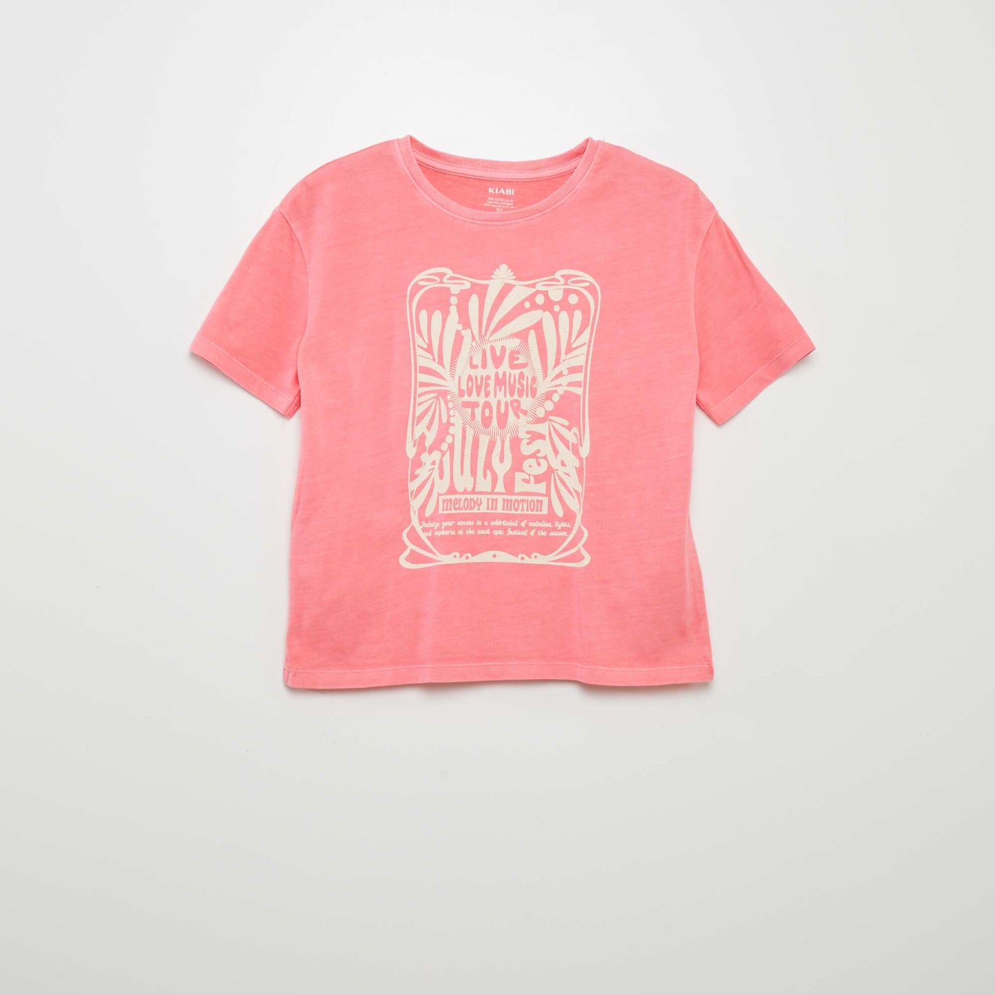 T-shirt imprimé Rose