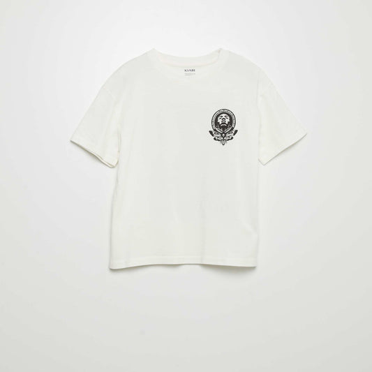 T-shirt imprimé Blanc